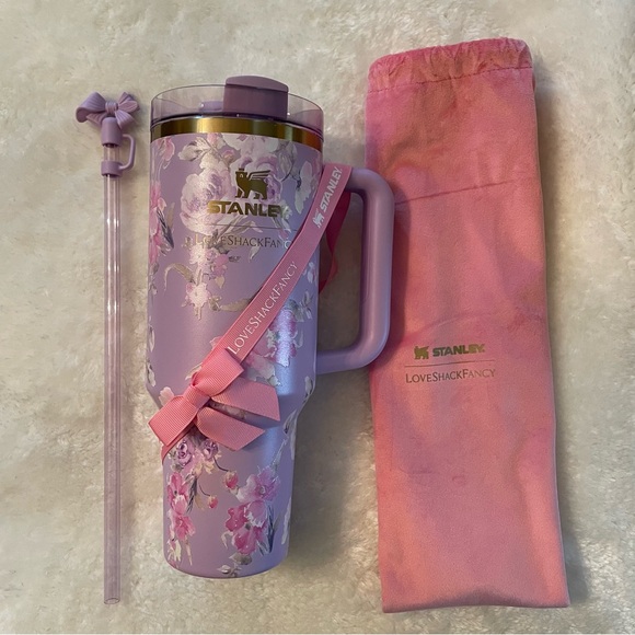 STANLEY X LOVESHACKFANCY QUENCHER | 40 OZ  |  HAPPY THOUGHTS - Picture 7 of 7